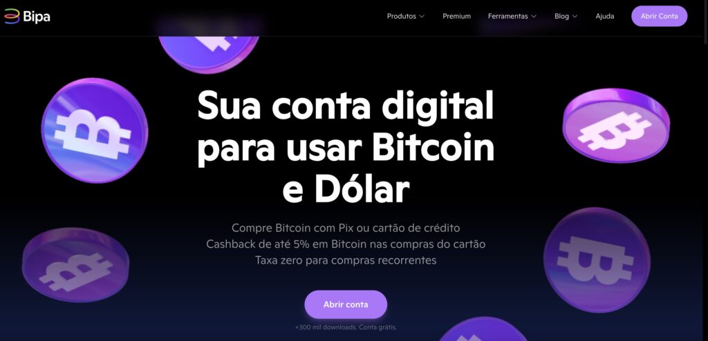 comprar bitcoin na Bipa