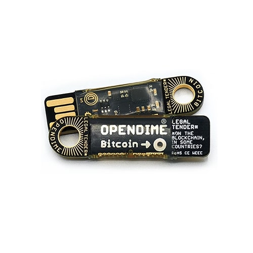 Cold Wallet Opendime (Frente e Verso)