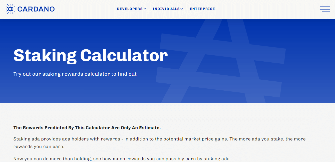 Calculadora Staking