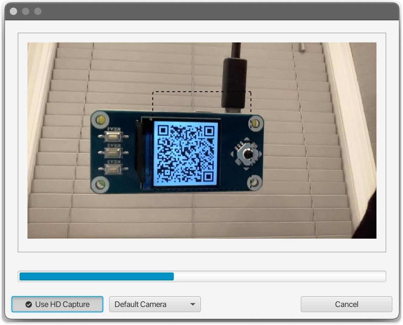 Escanear QR Code do xPub gerado na SeedSigner na Sparrow Wallet
