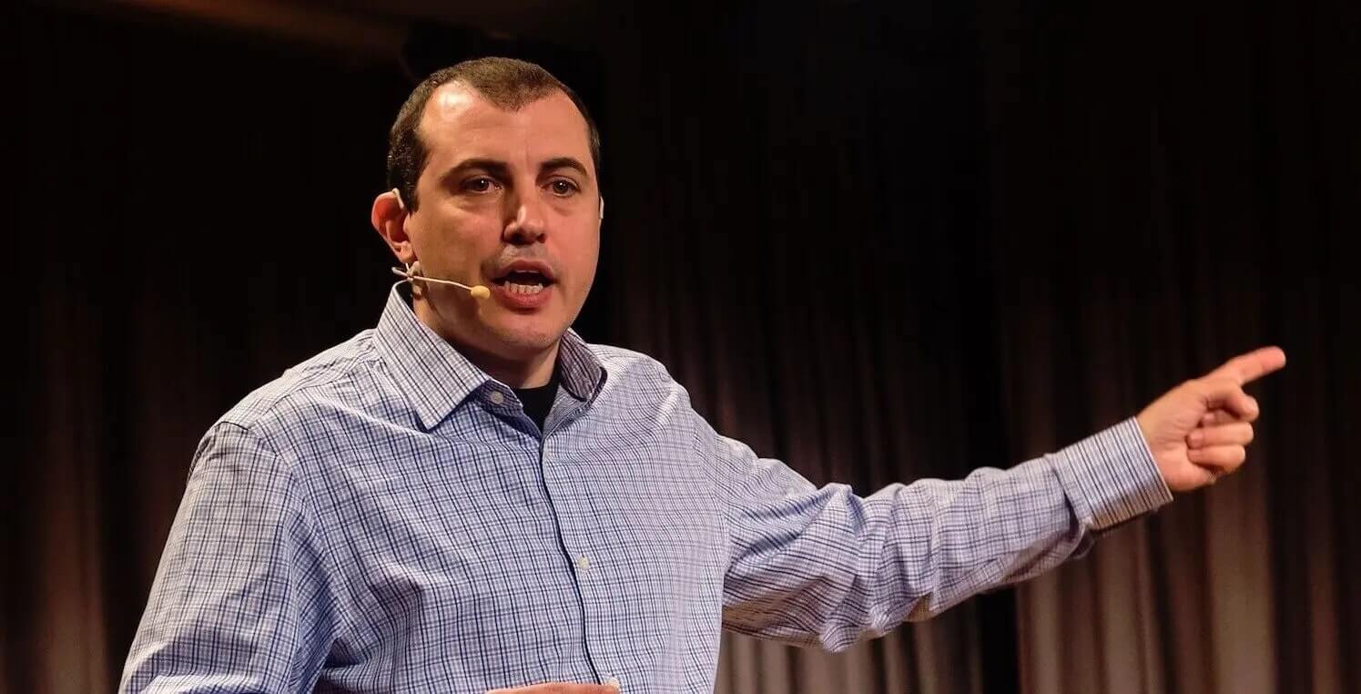 Andreas Antonopoulos palestrando em uma conferência