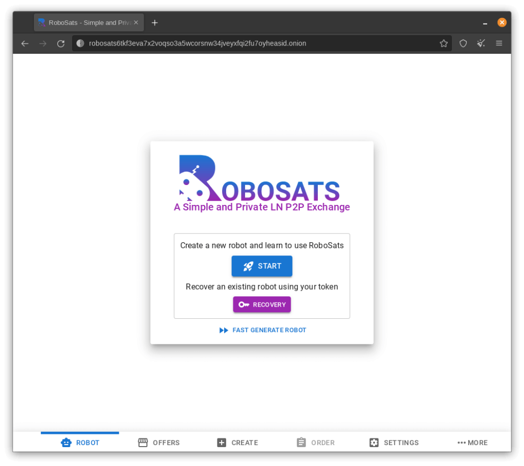 comprar bitcoin sem corretora com Robosats