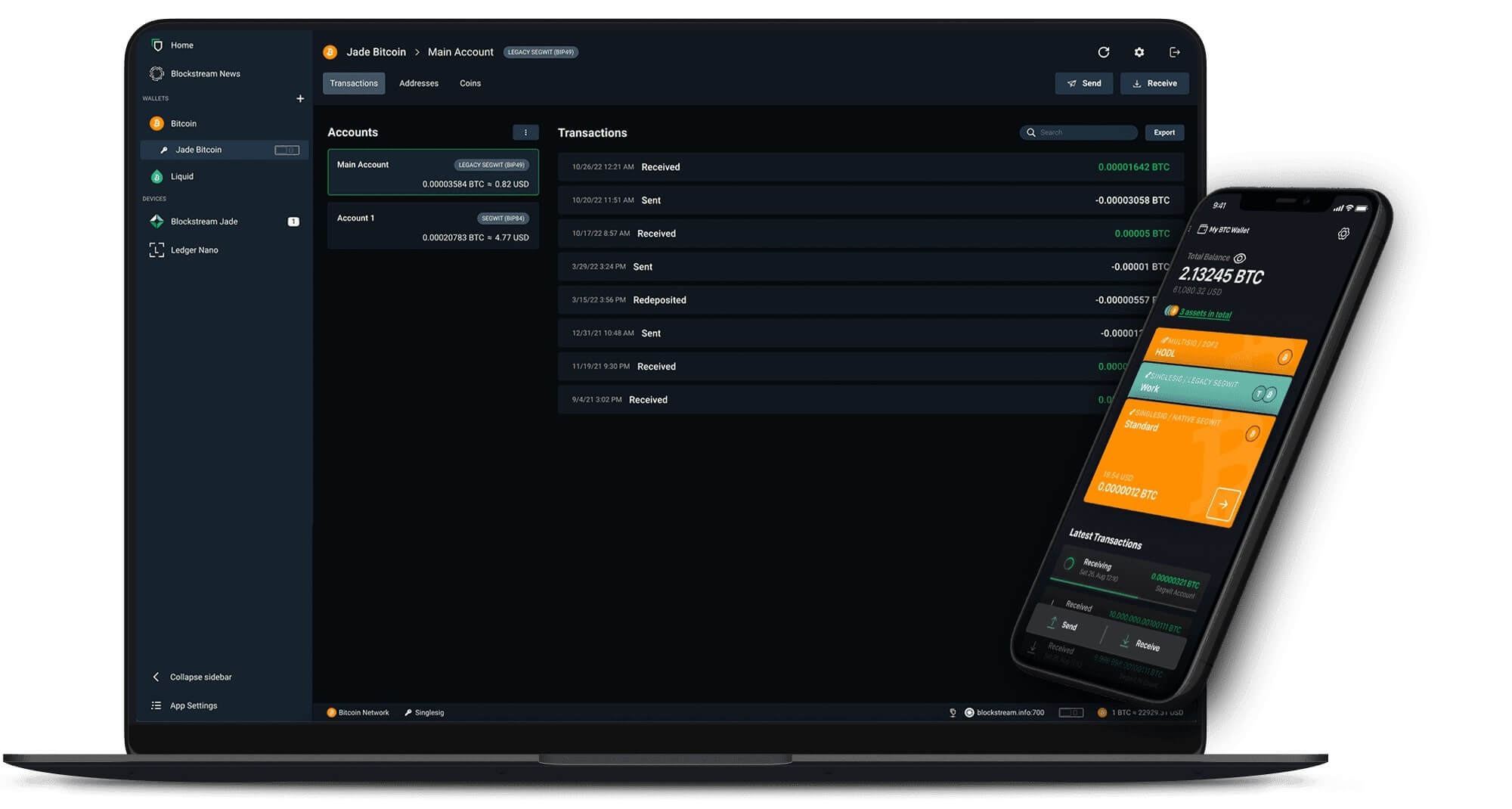 Blockstream Green - Software da Jade