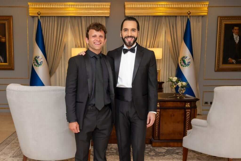 Jack Mallers e Nayib Bukele