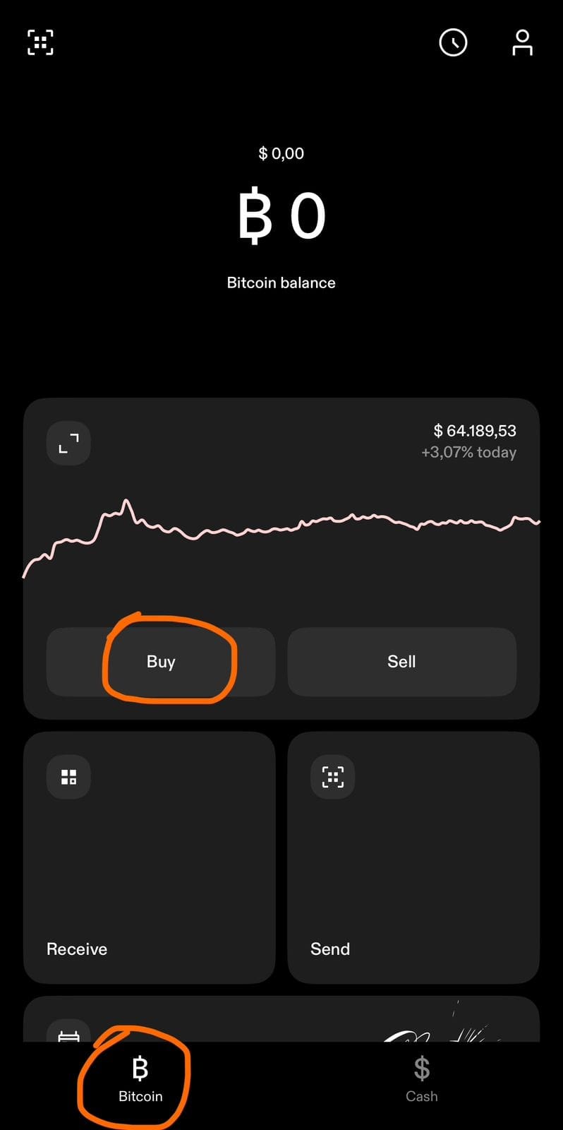 Comprando Bitcoin no Strike