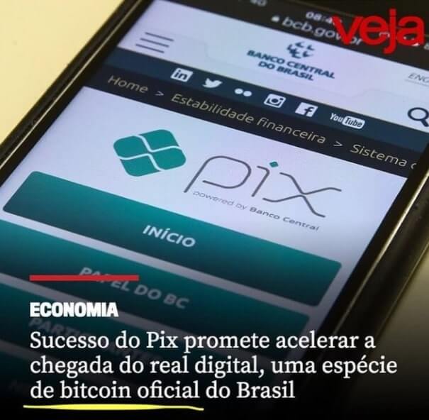 Notícia que falam que o DREX será o Bitcoin oficial do Brasil (Risos)