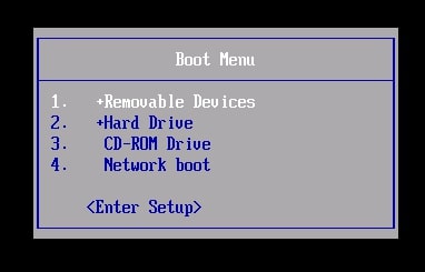 Menu de boot do Windows