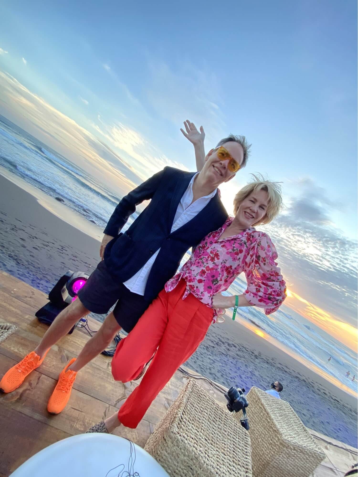 Max Keiser e sua esposa, Stacy Herbert