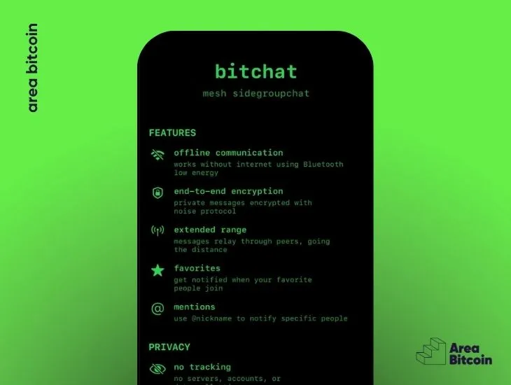Bitchat app de mensagens offline