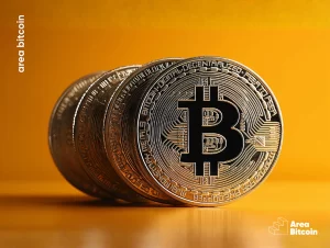 ETF de Bitcoin - moedas de Bitcoin douradas representando investimento em ETFs de criptomoedas