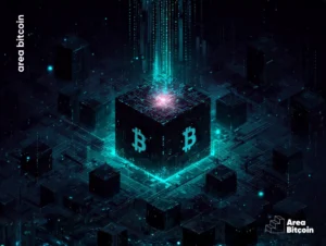 Bloco de bitcoin com taxa de transação passa pela mempool