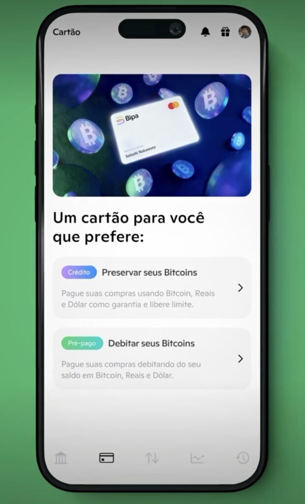 como ativar o cartão de bitcoin da Bipa